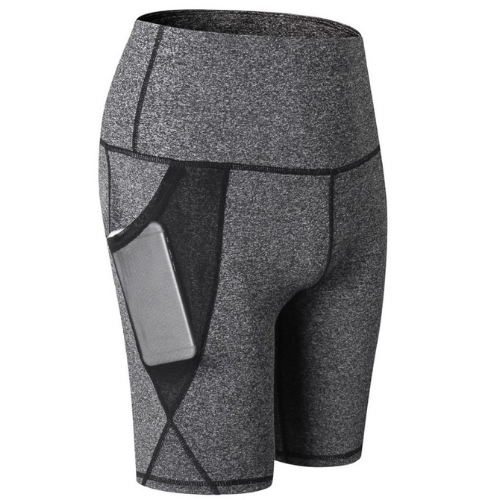 Comfy Tight Fitting Gym Pants with Net Pockets (Dark Grey and Black)