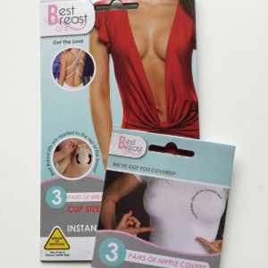 Best Breast Adhesive Lifts (A-C Cup) & Best Breast Silk Nipple Cover Combo