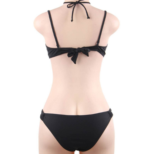 Sexy Black Bikini with Net Front