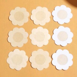 Flower Shaped Disposable Nipple Pasties (Apricot)