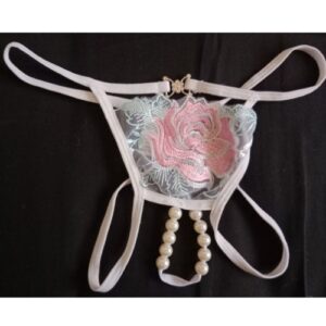 Flower Embroidery Pearl Bottom