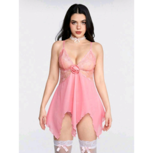 Irregular-Hemline-3D-Printed-Rose-Set.png - Sarita-Inc Sarita-Inc - Irregular Hemline 3D Printed Rose Set