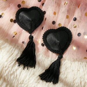 Satin-Look-Heart-Tassel-Pasties-Black.jpg - Sarita-Inc Sarita-Inc -
