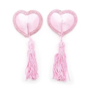 Satin-Look-Heart-Tassel-Pasties-Pink.jpg - Sarita-Inc Sarita-Inc -