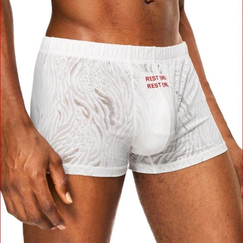 Detailed Gents Boxers - Front Side Close Up - Sarita-Inc Sarita-Inc - Detailed Gents Boxers - Side Close Up