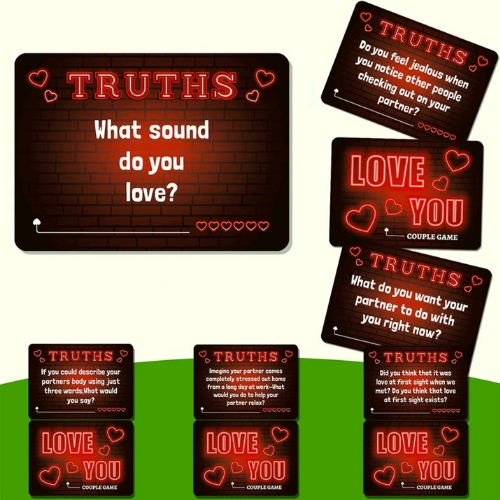 Love You Truth Interactive Cards - Cards Back and Front - Sarita-Inc Sarita-Inc - Love You Truth Interactive Cards - Back and Front