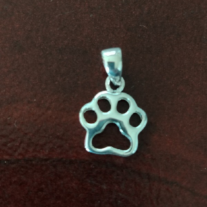 Paw Sterling Silver Pendant